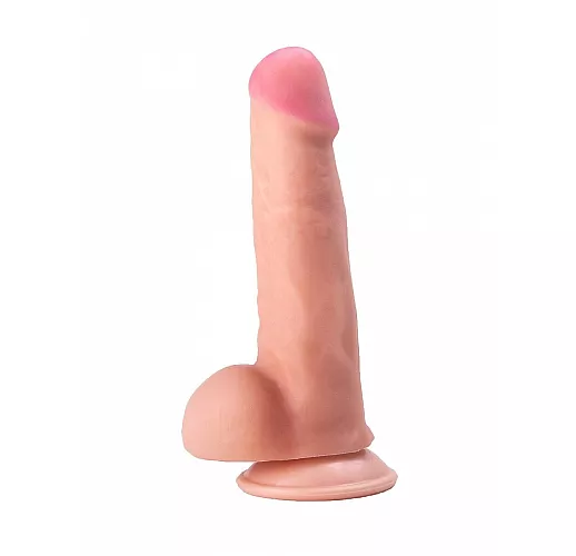 Дилдо-реалистик из киберкожи "NeoSkin" на присоске - 18,5 см.