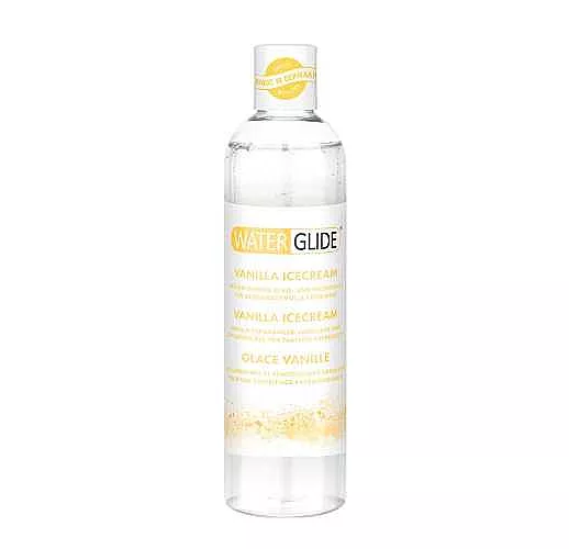 Лубрикант на водной основе с ароматом ванильного мороженого WATERGLIDE VANILLA ICECREAM - 300 мл.