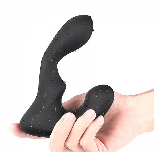 Массажёр простаты SE "Crease" с 9 режимами сгибания «кончика» и вибрацией, пульт ДУ, IPX6, USB