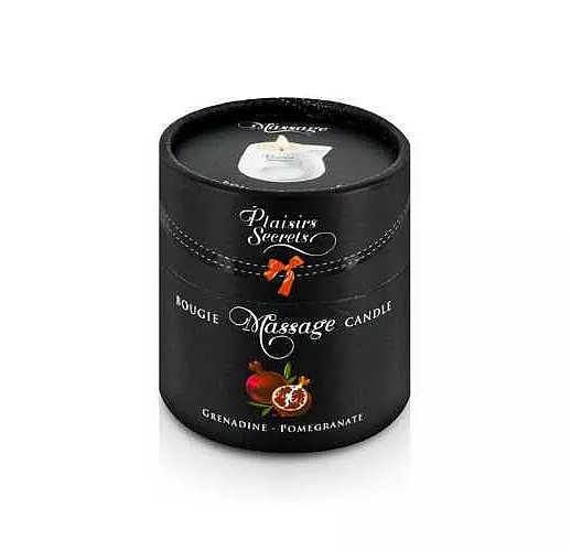 Массажная свеча с ароматом граната Bougie de Massage Gourmande Grenadine - 80 мл.