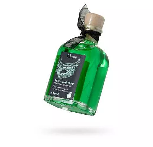 Массажное масло Orgie Lips Massage со вкусом яблока - 100 мл.