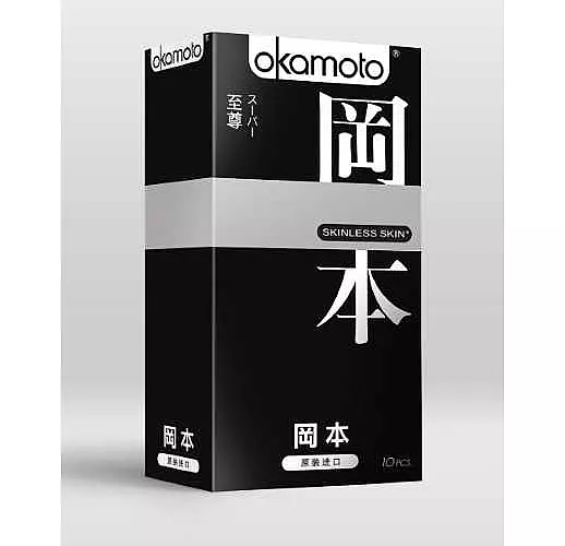 Презервативы OKAMOTO Skinless Skin Super ассорти - 10 шт.