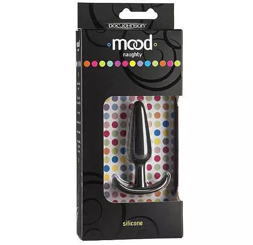 Анальная пробка для ношения Mood Naughty 3" Silicone - 7,6 см.