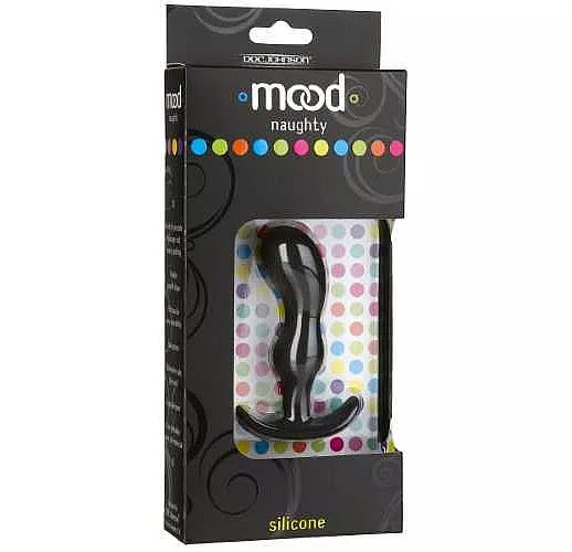 Анальная пробка для ношения Mood Naughty 2 3" Silicone - 7,6 см.