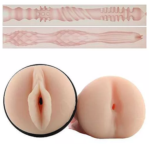 Мастурбатор PORNSTAR с 2 рукавами - анусом Jada Stevens и вагиной Jayden Cole