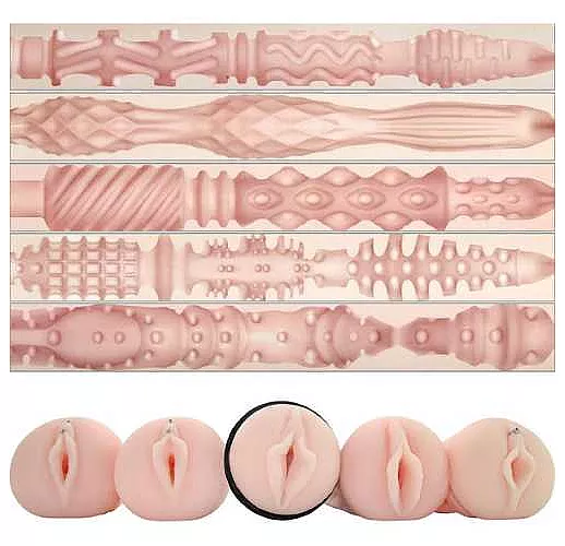 Набор PORNSTAR Gang Bang из колбы и 5 рукавов-вагин