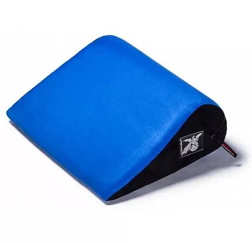 Синяя малая замшевая подушка для любви Liberator Retail Jaz /синий