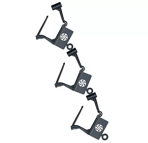 Силиконовый мужской пояс верности Party Hard "Romello Black" с замками «Ziplock» - 12,5 см.