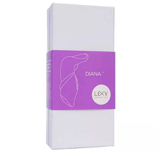 Фиолетовый вибратор Diana - 13,5 см.