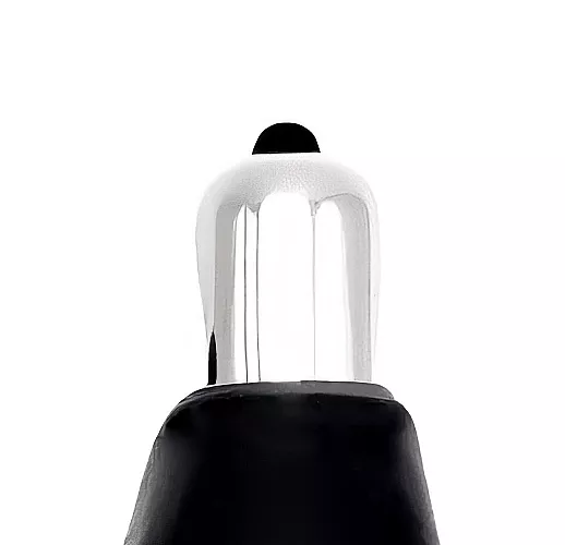 Вибромассажер простаты Baile "Double Strong Silent" с «шипиками» для стимуляции промежности - 14 см.