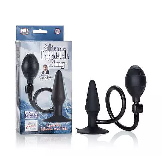 Анальная пробка-расширитель Dr. Joel Kaplan Silicone Inflatable Plug