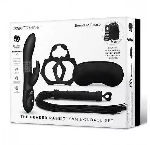Игровой набор S&M BONDAGE в чёрном цвете