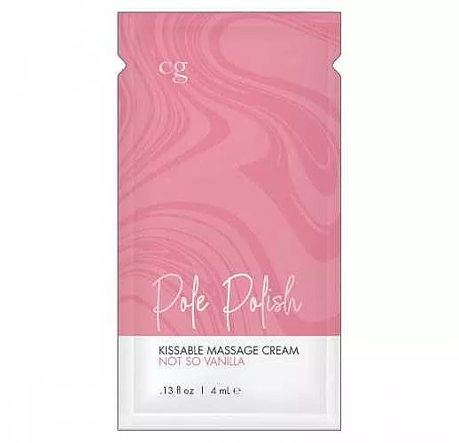 Пробник съедобного массажного крема для поцелуев с ароматом ванили CG Not So Vanilla - 4 мл.