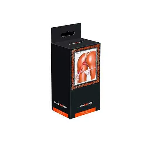 Оранжевая анальная цепочка из 3 звеньев - 13 см. Оранжевая анальная цепочка из 3 звеньев - 13 см.