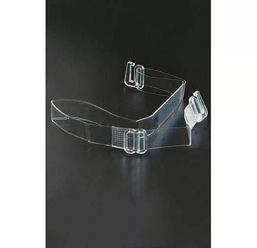 Силиконовые бретели с пластиковым крючком шириной 15 мм - 2 шт.