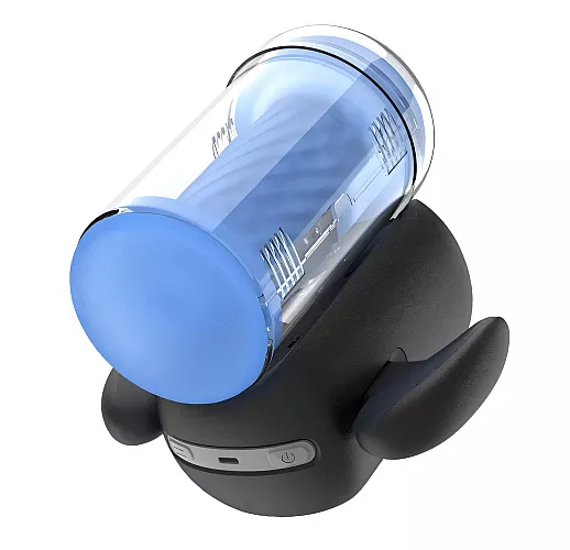 Автоматический робот-мастурбатор Amovibe "Black Knight" c 8 режимами фрикций, IPX6, USB