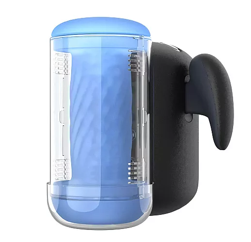 Автоматический робот-мастурбатор Amovibe "Black Knight" c 8 режимами фрикций, IPX6, USB