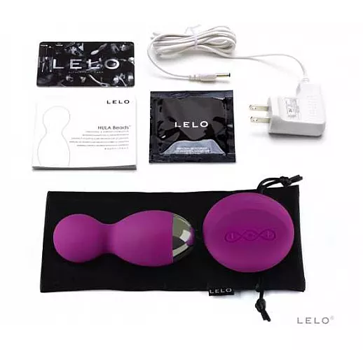 Вагинальные шарики Hula Beads Deep Rose с ДУ