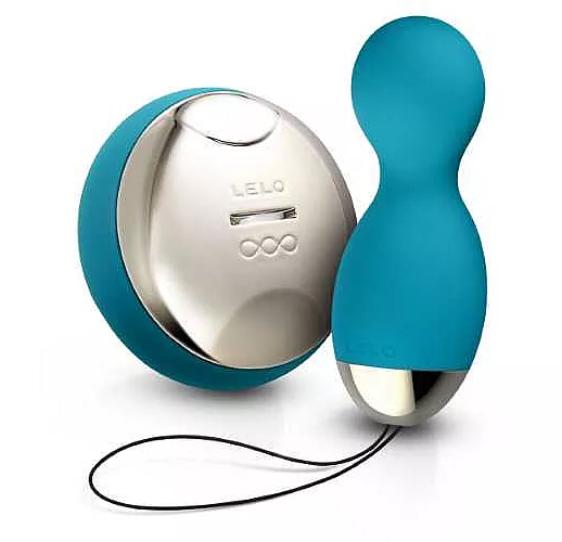 Вагинальные шарики Hula Beads Ocean Blue с ДУ