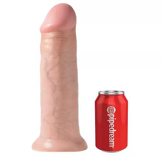 Фаллоимитатор-гигант телесного цвета на присоске 12" Cock - 31 см.