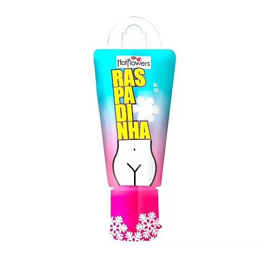 Охлаждающий гель Hot Flowers "Raspadinha" стимулирует при длительном ощущении холода - 15 гр.