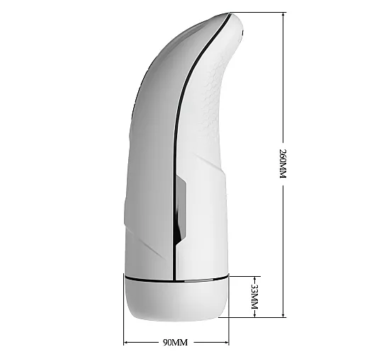 Автоматический мастурбатор Baile "Marissa" 12 режимов вибраций, вращение «язычка», нагрев ~48°C, USB