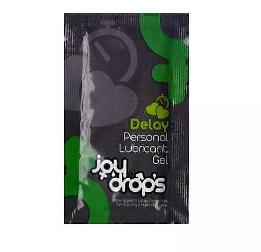 Пробник пролонгирующей смазки JoyDrops Delay - 5 мл. Пробник пролонгирующей смазки JoyDrops Delay - 5 мл.