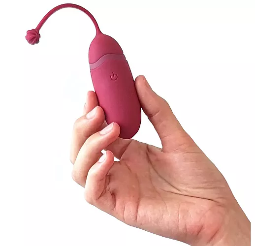 Силиконовое виброяйцо Love Story "Mata Hari Vinous" с 10 режимами вибрации, пультом ДУ, IPX6, USB