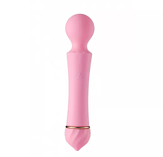 Розовый жезловый вибромассажер Sasa