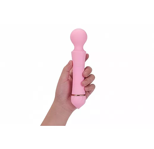 Розовый жезловый вибромассажер Sasa