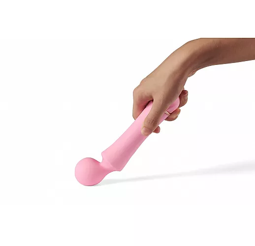Розовый жезловый вибромассажер Sasa