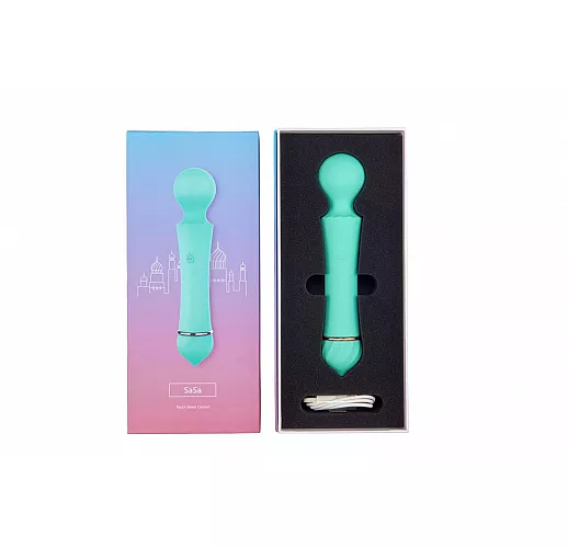 Мятный жезловый вибромассажер Sasa