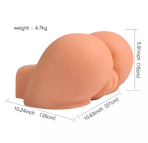 Телесная реалистичная попка Emily Sexy Ass с двумя входами