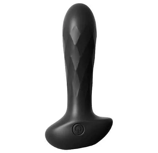 Анальный перезаряжаемый вибромассажер Silicone Anal Teaser - 11,9 см.