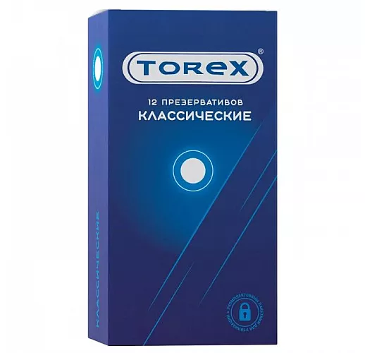 Гладкие презервативы Torex "Классические" - 12 шт.