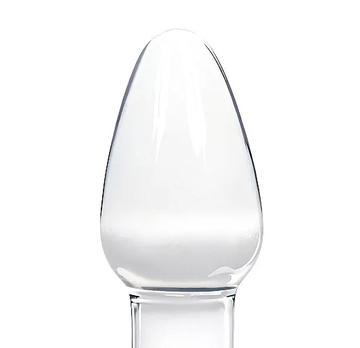 Стеклянный анальный плаг Egzo "Glass Anal Plug" с возможностью нагрева или охлаждения - 12 см.