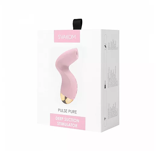 Вакуумно-волновой стимулятор клитора Svakom "Pulse Pure" 5+5 режимов, IPX7, USB