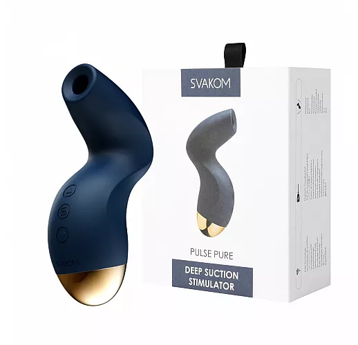 Вакуумно-волновой стимулятор клитора Svakom "Pulse Pure" 5+5 режимов, IPX7, USB