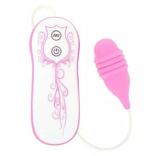 Розовый силиконовый стимулятор VIBE THERAPY DEDUCE