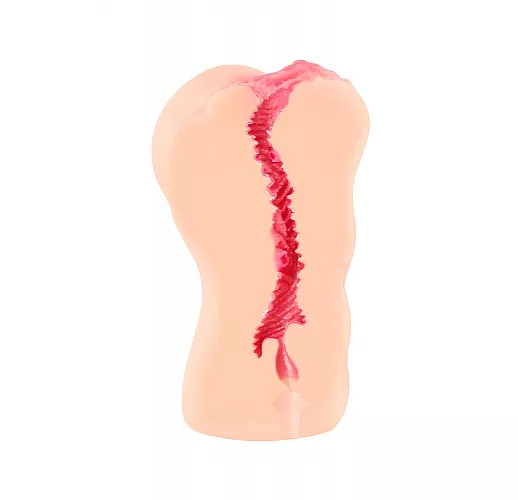 Двухслойный мастурбатор-вагина Kokos "Adel" с анатомически-верными изгибами и рельефом