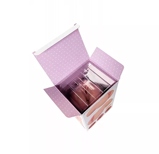 Двухслойный мастурбатор-вагина Kokos "Adel" с анатомически-верными изгибами и рельефом