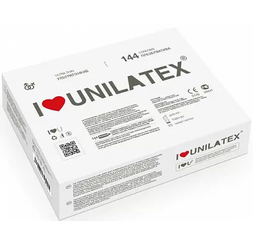 Ультратонкие презервативы Unilatex Ultra Thin - 144 шт. Ультратонкие презервативы Unilatex Ultra Thin - 144 шт.