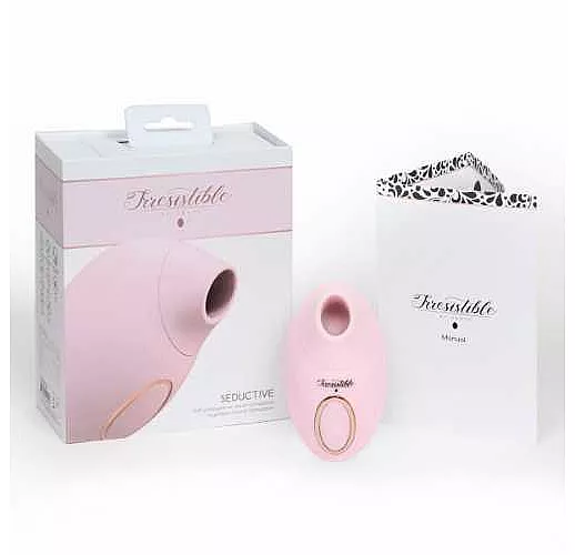 Розовый клиторальный вакуум-волновой массажер Irresistible Seductive