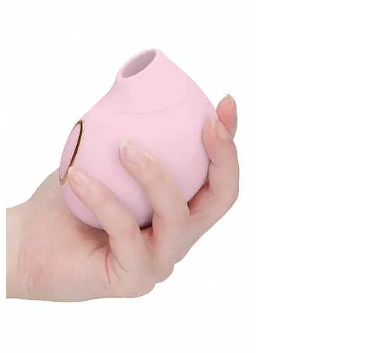 Розовый клиторальный вакуум-волновой массажер Irresistible Seductive