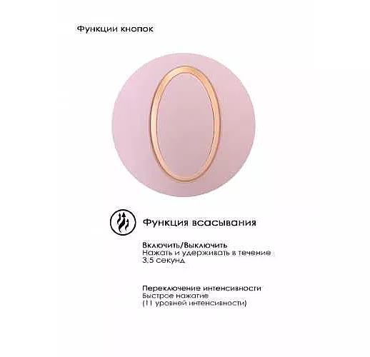 Розовый клиторальный вакуум-волновой массажер Irresistible Seductive