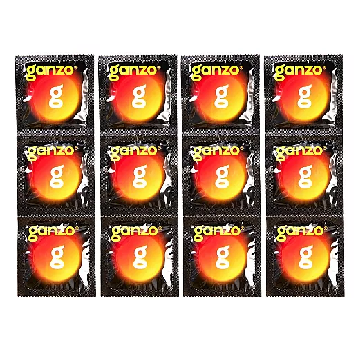 Классические презервативы Ganzo "Classic" с обильной силиконовой смазкой - 12 шт.