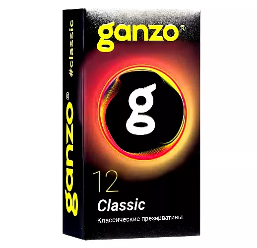 Классические презервативы Ganzo "Classic" с обильной силиконовой смазкой - 12 шт.