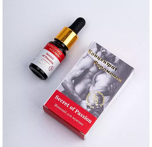 Женский концентрат феромонов Secret of Passion для мгновенного повышения интереса у мужчин (9 мл.)