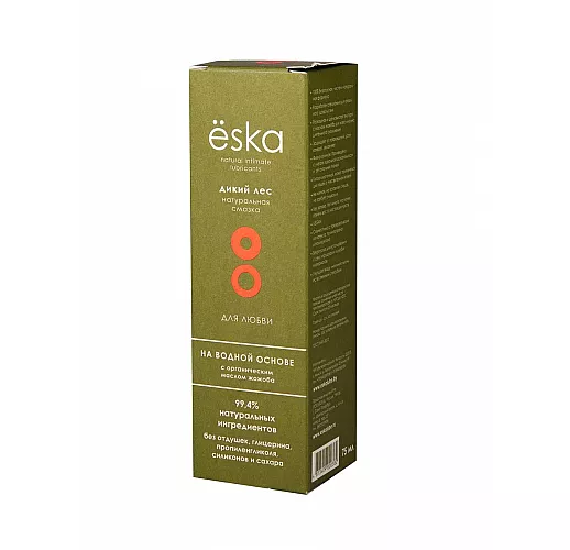 Натуральный лубрикант Ёska "Дикий Лес" с маслом жожоба для анального проникновения  - 75 мл.