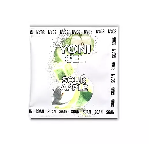 Лубрикант для орального секса S Gan Yoni Gel "Sour Apple" со вкусом кислого яблока - 5 мл.